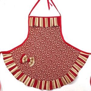 NEW🍷 Handmade Apron Size S (see Measurements)